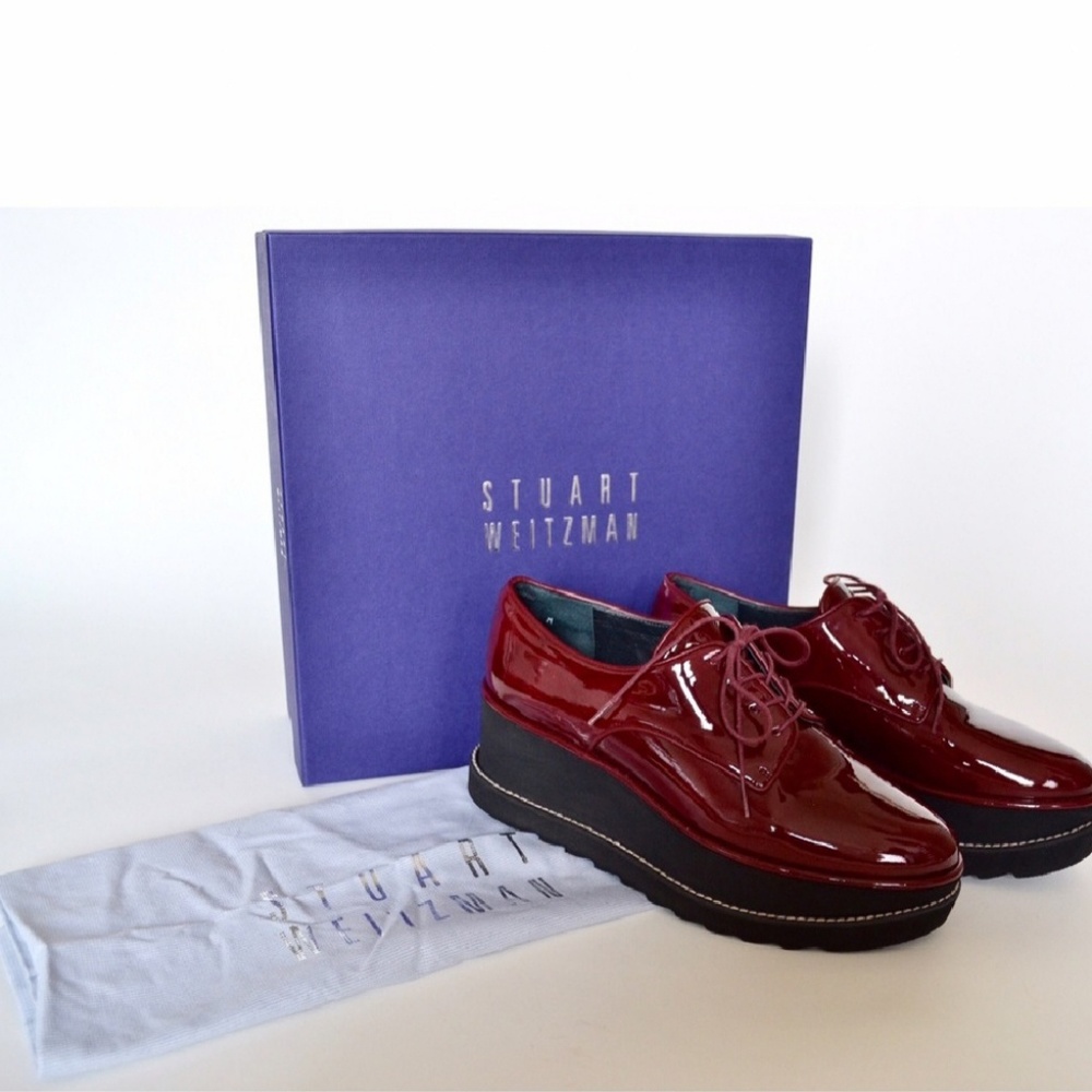 Stuart Weitzman "pipekent" platform shoes